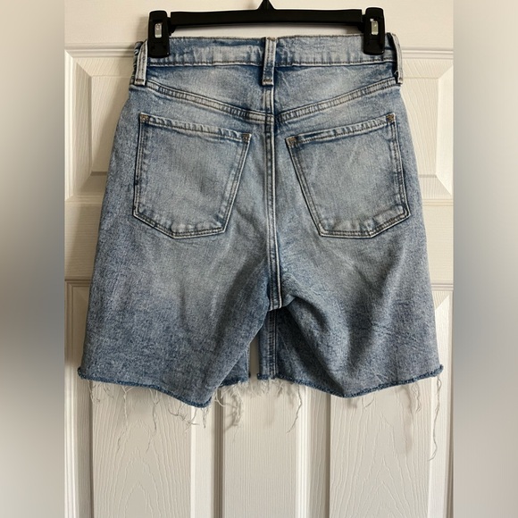 Button-fly denim jean shorts - Picture 3 of 4